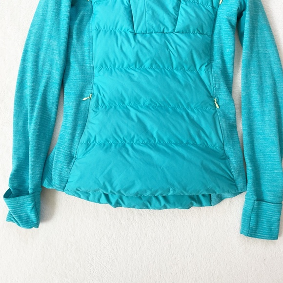 Lululemon Fluff Off Pullover Hoodie Cold Weather Insulated Goose Down (Flaw) - Picture 3 of 12